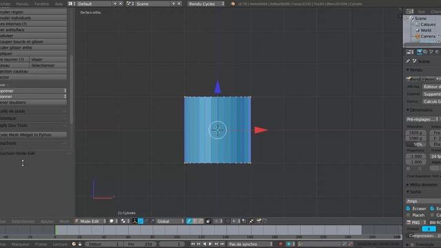 Installation de la boite à outil Loop tools blender 3d смотреть онлайн