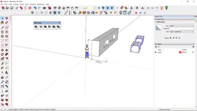 Trick Solid Tools SketchUp смотреть онлайн