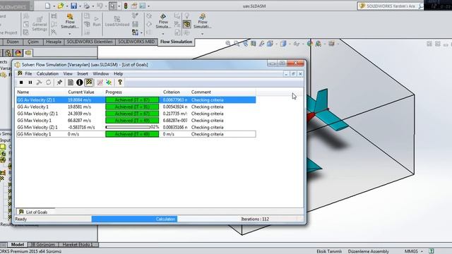 Aircraft Basic Aerodynamic Flow Simulation with Solidworks 2015 [Tutorial] смотреть онлайн