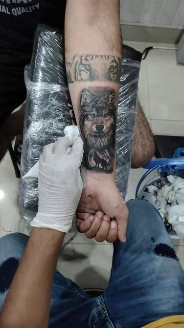 Wolf Tattoo #newtattoo #darkforest #morenmore #ontheway смотреть онлайн