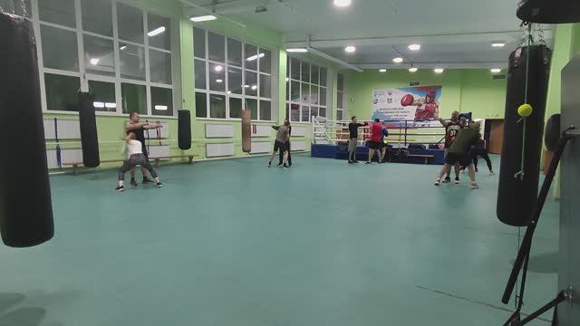 Тренировка 25.02.2025 (работа на ближней дистанции отработка боковых и нырков) смотреть онлайн