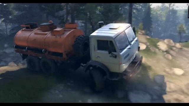 SPINTIRES # 5 test drive с-4310 Камаз. смотреть онлайн