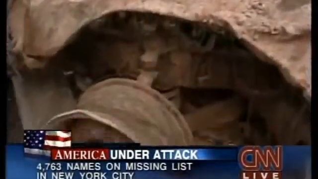 CNN 9/11 LIVE TV Coverage (9/13/01) 10:15 A.M - 10:30 A.M смотреть онлайн