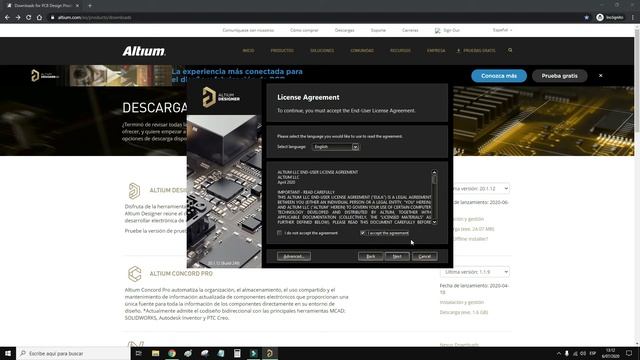 Instalación Altium Designer 20 con correo institucional (Licencia 6 meses) смотреть онлайн