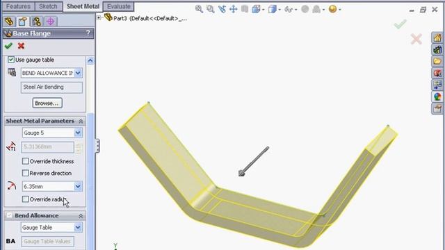 learn solidworks 2010 Sheet Metal смотреть онлайн