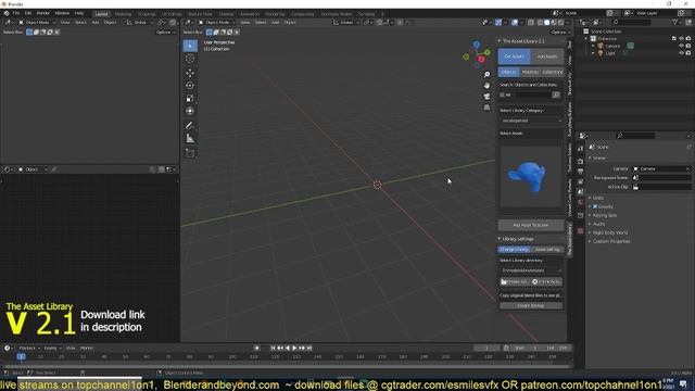 the new asset library verses the new asset browser for blender смотреть онлайн