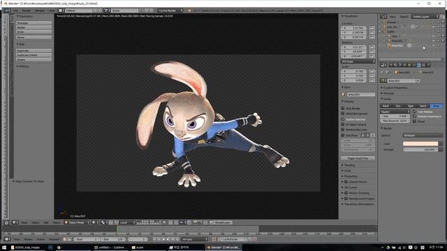 🦊🐰Zootopia - Judy Hopps speed Wallpaper by Blender+PS смотреть онлайн