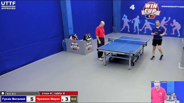 14:30 Гусев Виталий 2-3 Чуканов Марат стол 4 Юг-3 26.04.21 смотреть онлайн