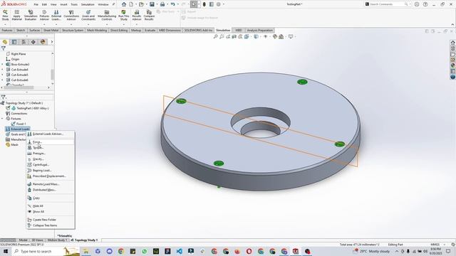 Generative Design in Solidworks | Topology Study | Learn in 5 mins смотреть онлайн