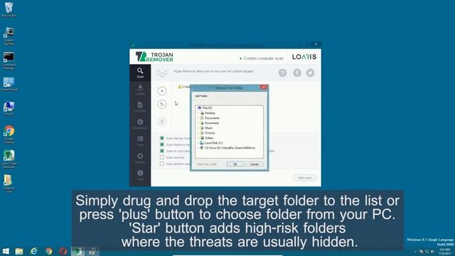 How to start scan in Loaris Trojan Remover смотреть онлайн