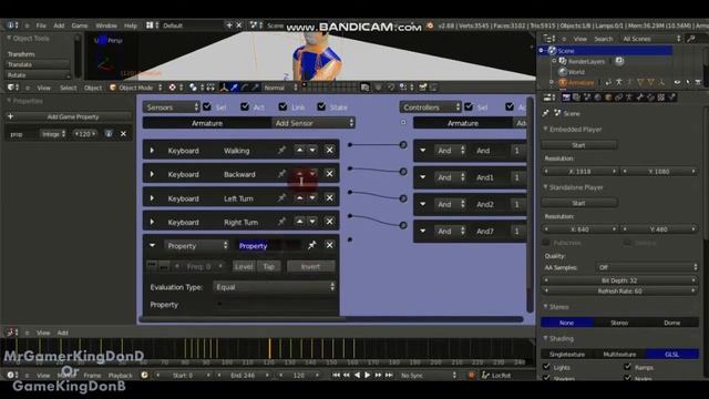 Blender Game Engine How to Reload a Gun смотреть онлайн