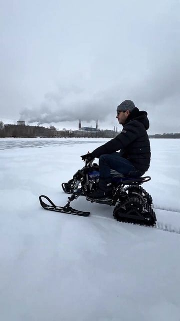 Детский бензиновый квадроцикл MOTAX Gekkon с зимним комплектом, сайт Cars-kids.com смотреть онлайн