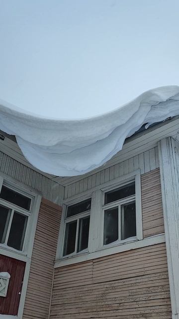 Шапка снежная на рынке. Бывшем. Инта. Февраль. - 1 С. смотреть онлайн