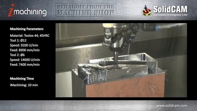 CAD CAM Software - IMachining In Toolox 44 - SolidCAM IMachining