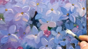 Как нарисовать сирень.