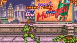 TMNT Tournament Fighters (SNES) Raphael Vs Donatello