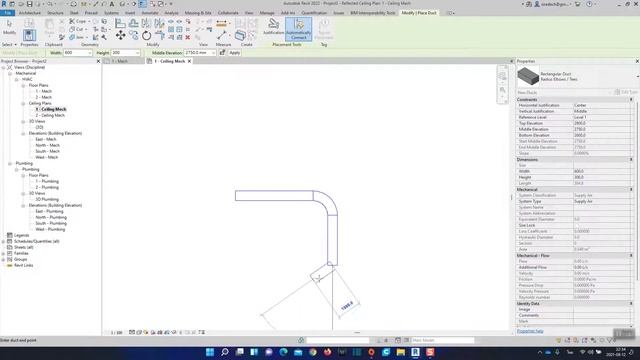 40 ระบบ Mechanical ใน Revit MEP (Manual Duct) смотреть онлайн