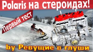 SWAP Литрового двигателя на снегоход Polaris первые испытания и эмоции! Полный Тест драйв.