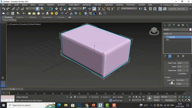 Chamfer Modifier in 3d Max tutorial #gladstudioarchitects #3dmaxtutorial смотреть онлайн