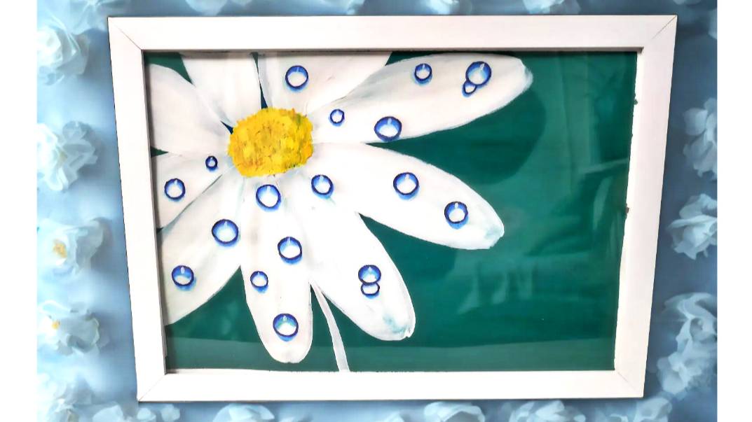 МК Рисуем капельки на ромашке смотреть онлайн