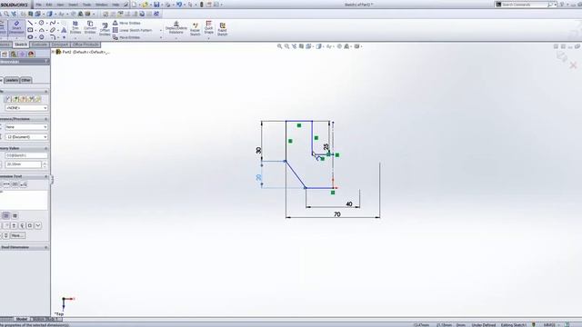 SOLIDWORKS - Concluding a 3D model from 2D drawing смотреть онлайн