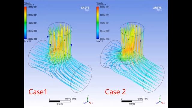Analysis of T Joint in Ansys for Same and Different inlet velocities in Ansys |Fluent смотреть онлайн