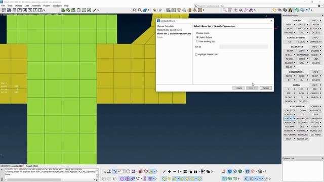 Edge to Edge contact for Abaqus and ANSYS смотреть онлайн