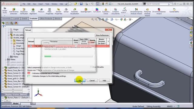 New in SolidWorks 2013 - Enhanced SpeedPak for Large Assemblies смотреть онлайн