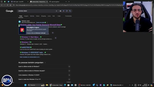 CUIDADO com o Golpe do SITE FALSO! BAIXE AGORA a Extensão TrafficLight da Bitdefender смотреть онлайн