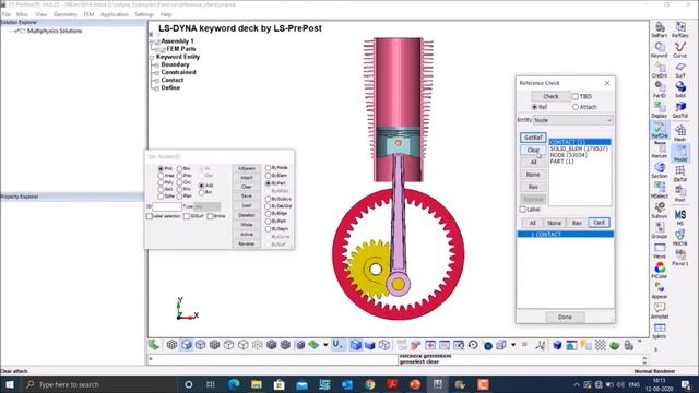 Reference Check option in LS-PrePost | LS-PrePost Tutorial | LS-DYNA | Ansys | Kaizenat Technologie смотреть онлайн