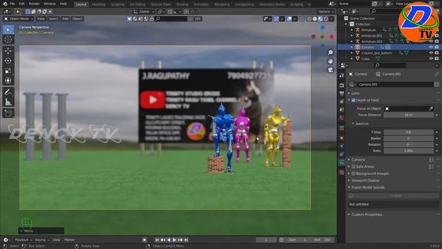 Blender Camera Setting in Tamil Dency Tv 2021 смотреть онлайн