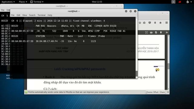 Thực hành Crack WI-FI trên Kali Linux смотреть онлайн