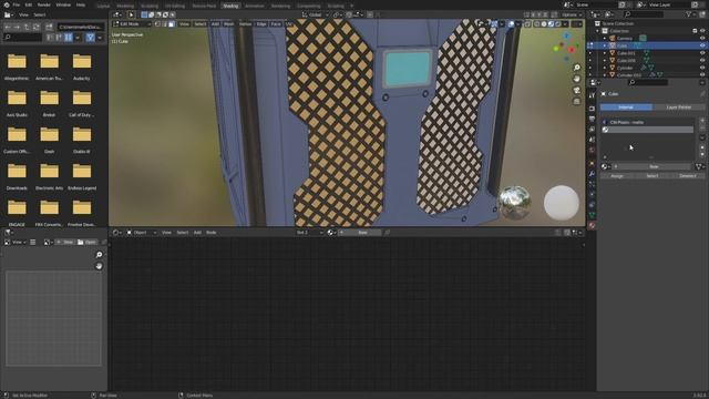 Setting Materials using Eevee Material Library in Blender смотреть онлайн