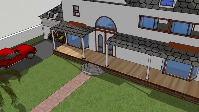 Sketchup Pro 8 ~ TG Animated House [HD] смотреть онлайн