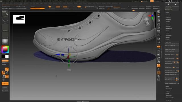 Portrait Study in ZBrush : Hugh Laurie - Part-05 -Shoes смотреть онлайн