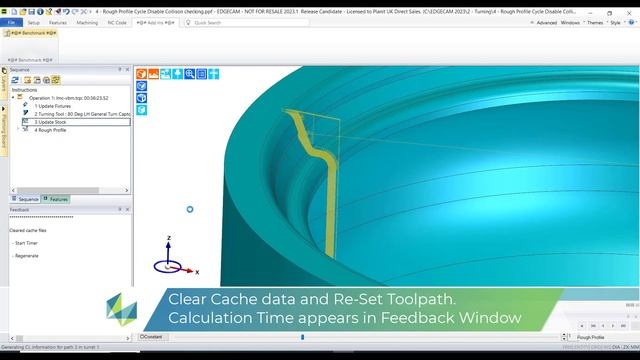 EDGECAM 2023 Rough Profile Cycle Disable Collision смотреть онлайн