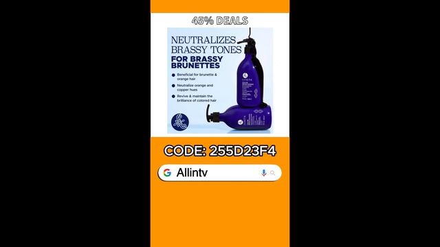 45% Off Amazon Promo Code For Product Luseta Blue Shampoo смотреть онлайн