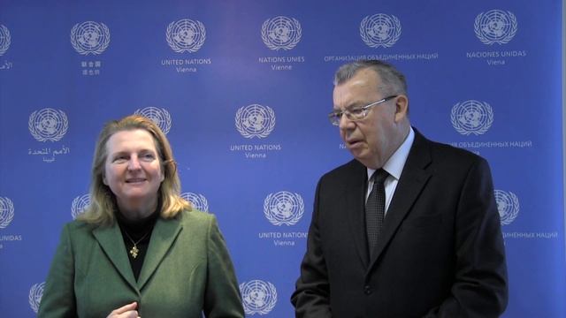 Austrian Foreign Minister Karin Kneissl visits the UN in Vienna смотреть онлайн