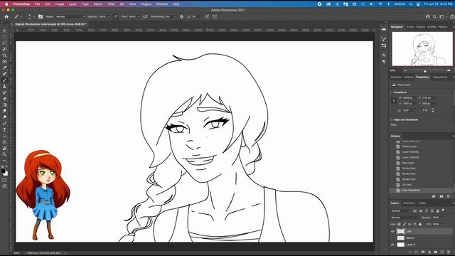 My Complete Digital Illustration Process смотреть онлайн