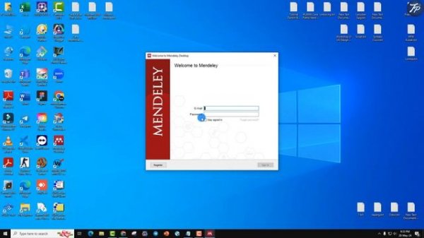 Tutorial Mendeley : Cara Keluar Dari Akun Mendeley Desktop | Logout Mendeley
