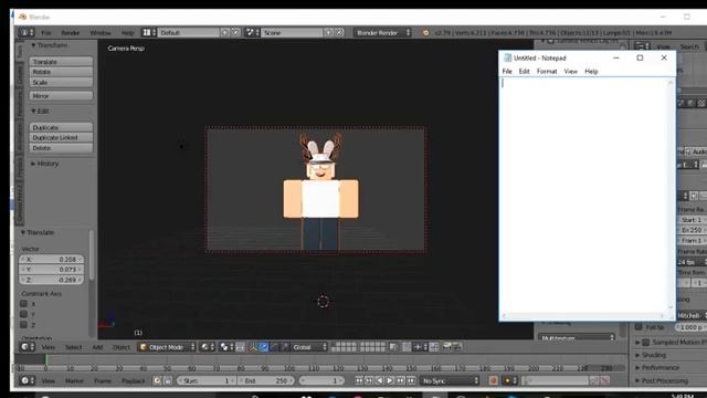 GFX tutorial for Roblox - Blender (STEP BY STEP) смотреть онлайн