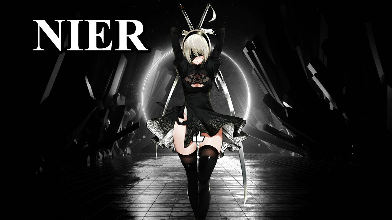 Nier девочка с мечами смотреть онлайн