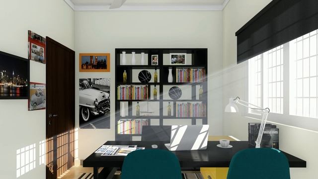 Archicad + Lumion - Interior Escritório смотреть онлайн