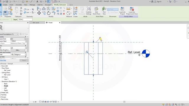 Autodesk Revit Tutorial - Structural Foundation "SPUN PILE" смотреть онлайн