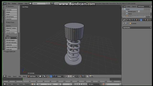 Tutorial - Movable Spring [Blender] смотреть онлайн