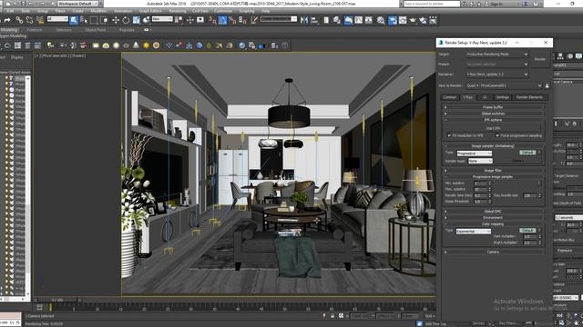 تنظیمات تست رندر 3D MAX смотреть онлайн