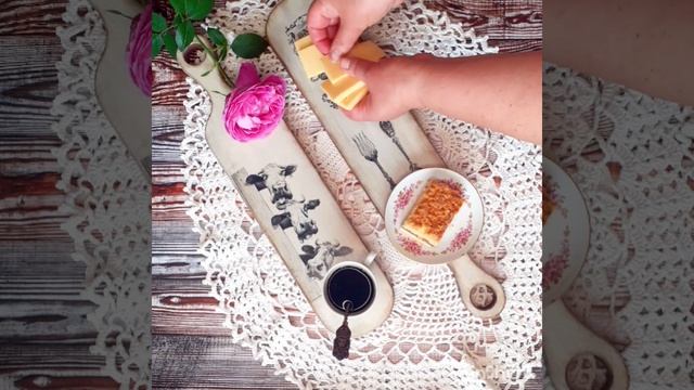 Разделочные доски декупаж. смотреть онлайн