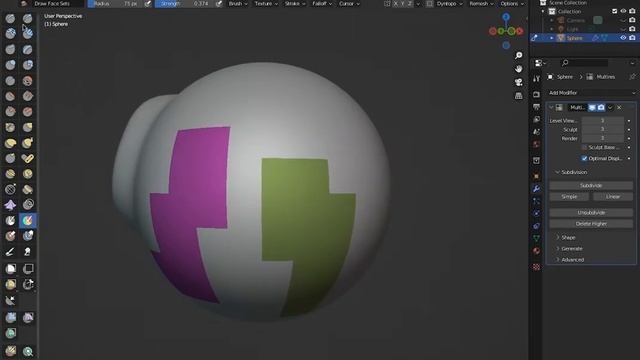 Sculpting Masks Blender
