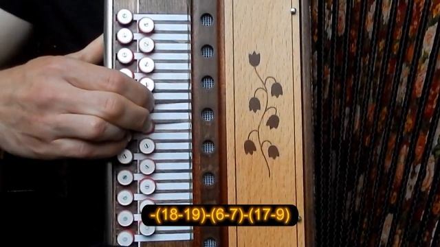 Под окном черёмуха колышется(разбор на гармони) смотреть онлайн