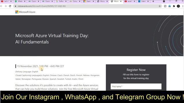 Microsoft Free Courses | Microsoft Certified Azure AI Fundamentals | Free Certificate смотреть онлайн